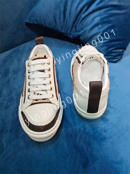 

2023 r stripe casual shoes fashionable leather lace-up tennis shoe fabric low canvas sports men women, Black