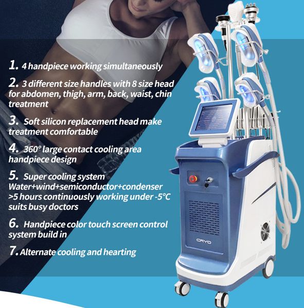 

2023 Factory Sale 360 Cryolipolysis Slimming Machine / Fat Freezing Machine Cool Tech Cellulite Reduction