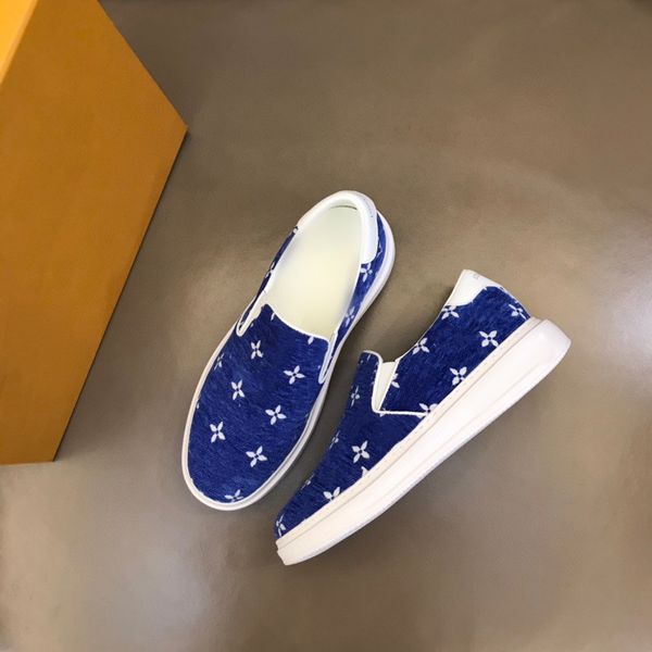 

fashion men designer shoes velvet full letter printed streetwear outdoor green blue navy grey luxury mens casual shoe, Black