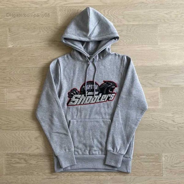 

es sweatshirts 2023 fashion trapstar winter sweaters men woman casual embroidery towel fleece sweater hoodie, Black