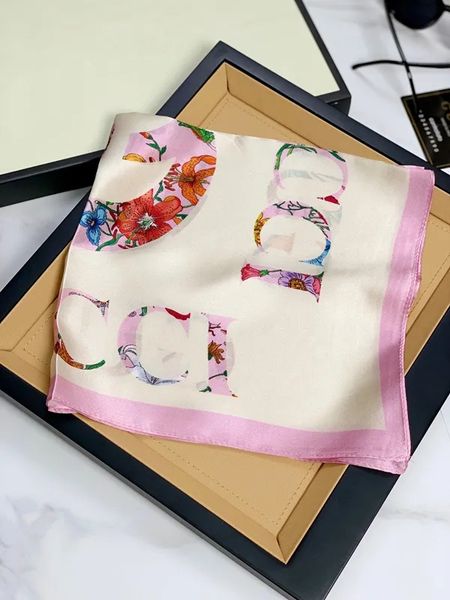 

fashion silk scarf female summer silk headband small square all-match fashion ladies high-end thin 001, Blue;gray