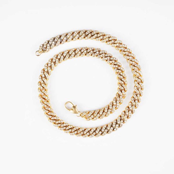 

12mm 18k real 14k solid gold miami cuban link chain bracelets for men, Silver
