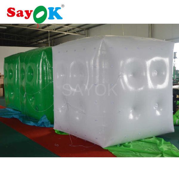 

6.56ft(2m) advertising helium cube inflatable pvc helium square balloon
