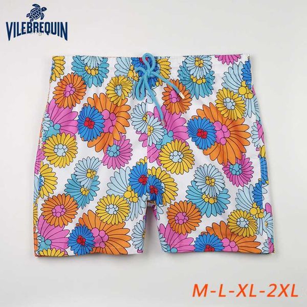

swim short pants vilebrequin designer shorts mens summer man pantalones trunks swimwear men bermuda 5 yulx, White;black