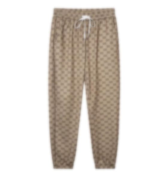 

23ss mens women designer jacquard pants spring summer men pant double letter casual letters trousers yellow, Black