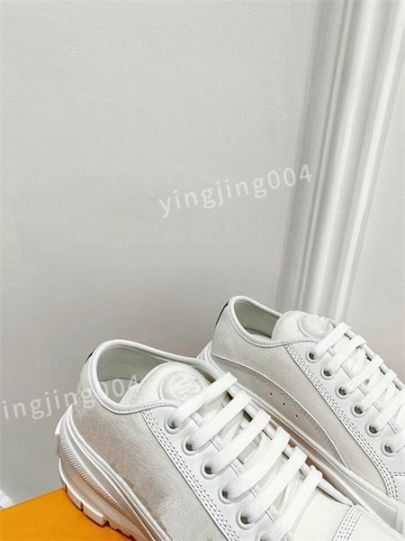 

2023 luxurys designer sneakers timeout women casual shoes lady calfskin white pattern shoes retro styles classical quality, Black