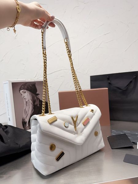 

7a designer bag women genuine leather loulou shoulder bags totes handbag crossbody bag luxurys handbags tote bag purse wallets with original