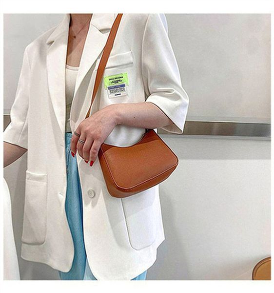 

new handle bag women retro handbag pu leather shoulder totes underarm handle bag female small subaxillary bags clutch a178 b
