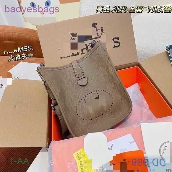 

designer bag totes 2023 evelynbag bags crossbody cowhide h family women's layer litchi pattern mini fashion ins purse 7o7g with logo de