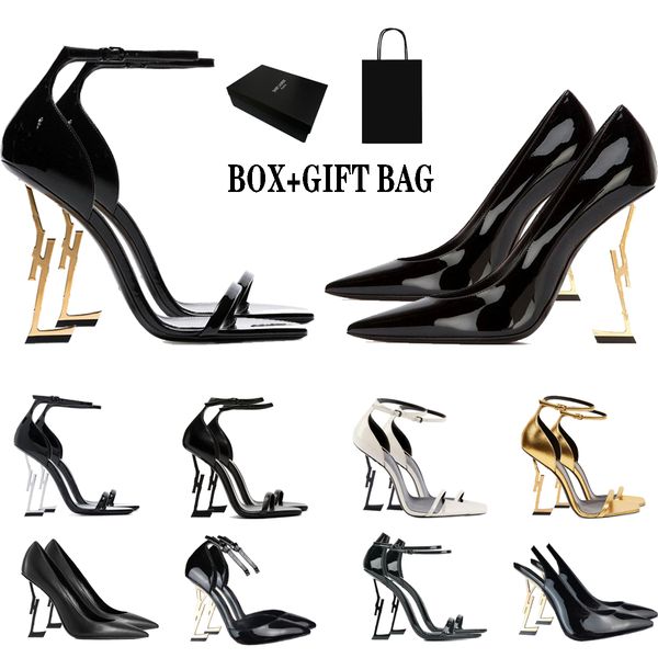 

dress women shoes high heels womens designer genuine leather pumps lady sandals wedding black golden gold 10cm heel globalkidsshoes