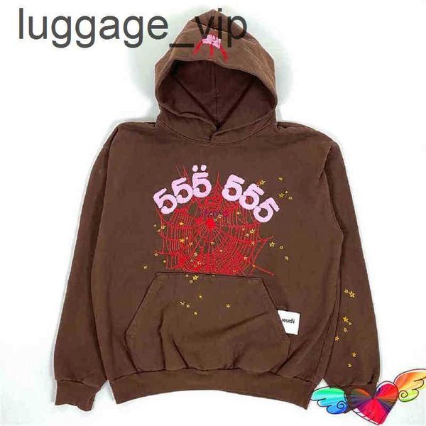 

mens hoodies sweatshirts mens hoodies sweatshirts 2022 red sp5der 555555 hoodie men women high angel number puff pastry printing graphic spi, Black