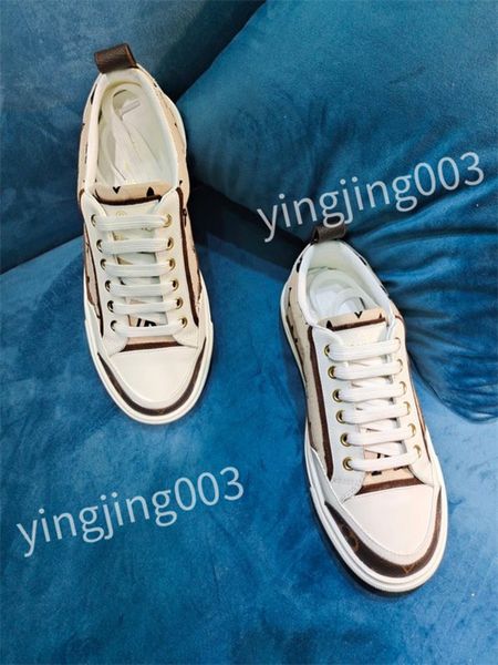 

2023 new designer sneakers sneakers women casual shoes lady lambskin calfskin shoe retro style fashionable, Black