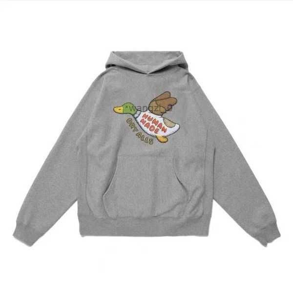 

designer richao kaws co branded human made plush hoodie pullover duck polar bear cotton size xl 8 i3p6, Black