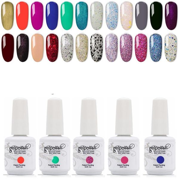 

2021 15ml gel polish soak off uv gel nail polish 300pcs/lot 489fashion colors available, Red;pink