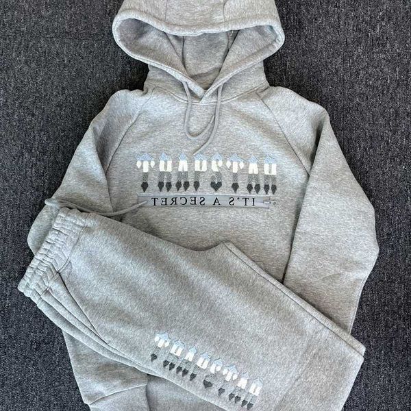 

es sweatshirts 2023 mens sportswear trapstar set of highest quality embroidered sweater men sweatshirt in stock, Black