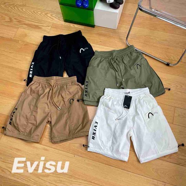 

summer new shengong casual large pocket shorts for both and nusj, White;black