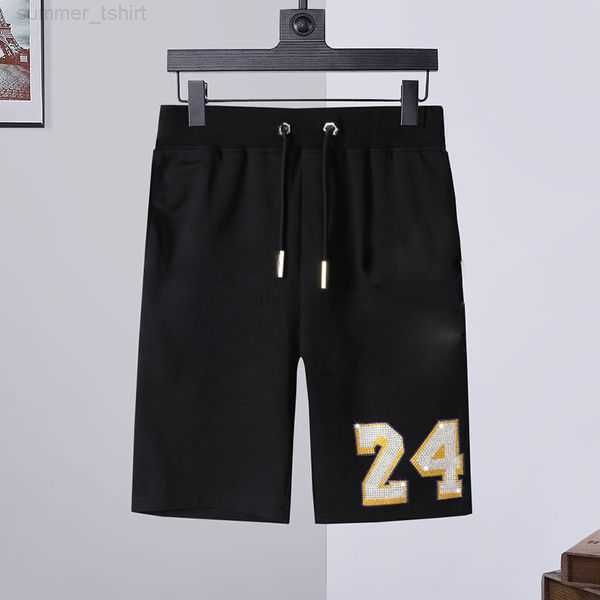 

designer beach shorts men crystal skull drawstring relaxed homme lovers black fashion clothes print man women summer casual running man shor, White;black