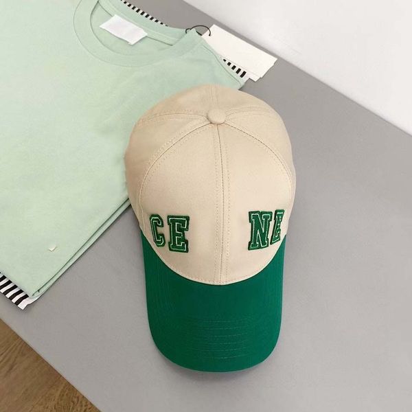 

cap designers hat large letters color combination casquette luxury baseball cap women hat street caps classic fashion sunshade cap sports ca, Blue;gray
