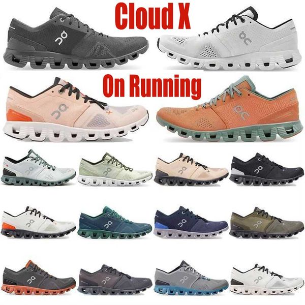 

on running nova x designer shoes black white rose sand orange aloe ivory frame ash rose sand fashion youth women men lightweight runner snea