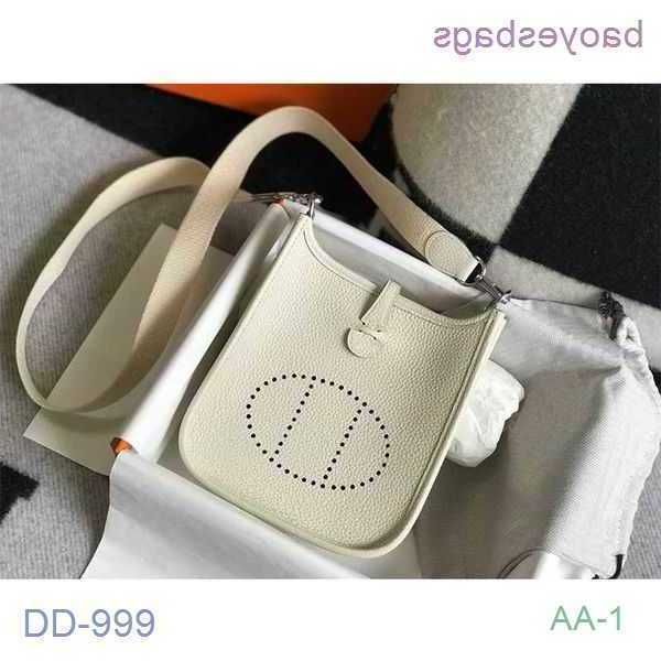 

designer bag tote mini 2023 evelynbag bags real genuine leather totes hand sewn wax thread h women's single shoulder messenger togo 636