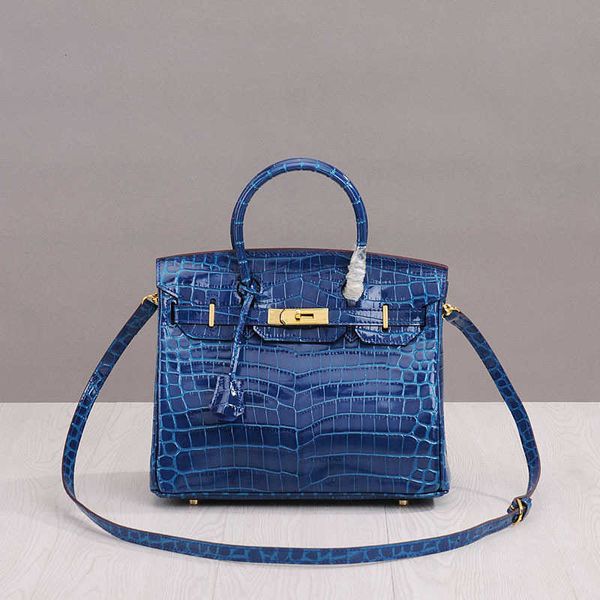 

women's bag alligator pattern portable shoulder bag cow leather fashion handbags
