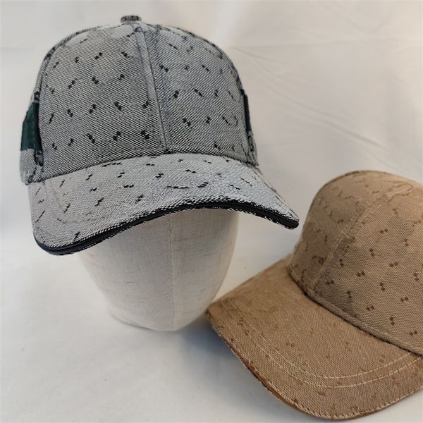 

full letter luxury fit hat baseball cap designer sport simple cappello breathable designer hats for women man fashionable side webbing brown, Blue;gray