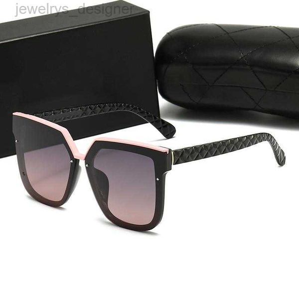 

2023 luxury designer sunglasses polaroid lens design womens mens eyeglass goggle senior glasses vintage metal sunglass with box, White;black