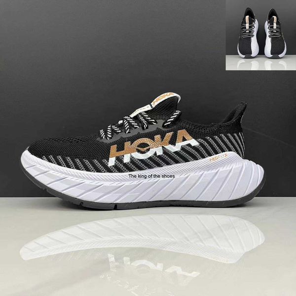 

hoka one carbon x 3 bondi 8 running shoes clifton 8 white training sneakers shock absorption highway designer women men athletic shoes