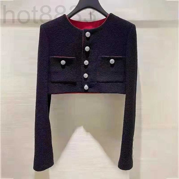 

women's jackets designer new 2023 brand jacket fashion high-end autumn winter ccc tweed coat leisure spring coats cardigan birthday val, Black;brown