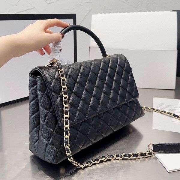 

bags designer bag luxury totes handbag genuine leather crossbody bags caviar print shoulder messenger bag women handle lady wallet large cap