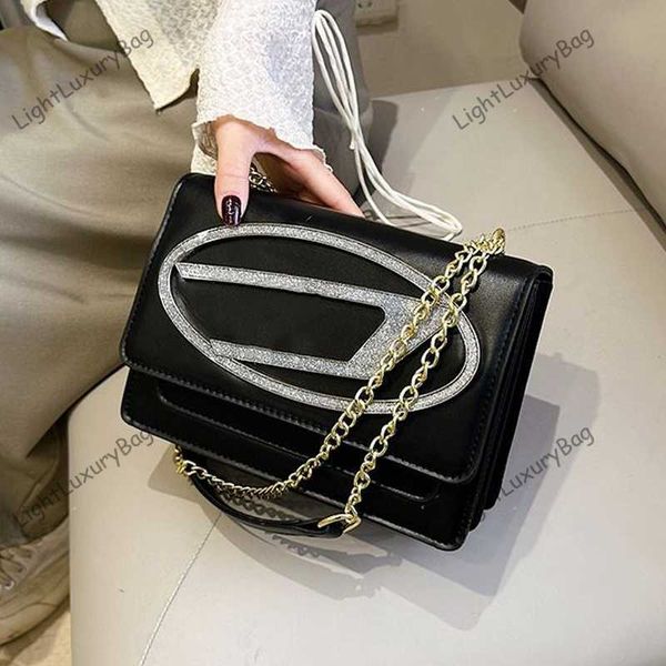 

designer luxury evening bags chain shoulder crossbody bag fashion diamonds flap square wallet women leather classic female purses 230616
