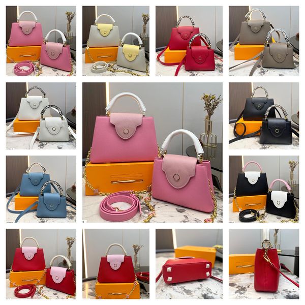 

luxury designer capucines bb handbag women bag handle ladies evening shoulder bags totes crossbody bag aurillon leather handbags woman cross