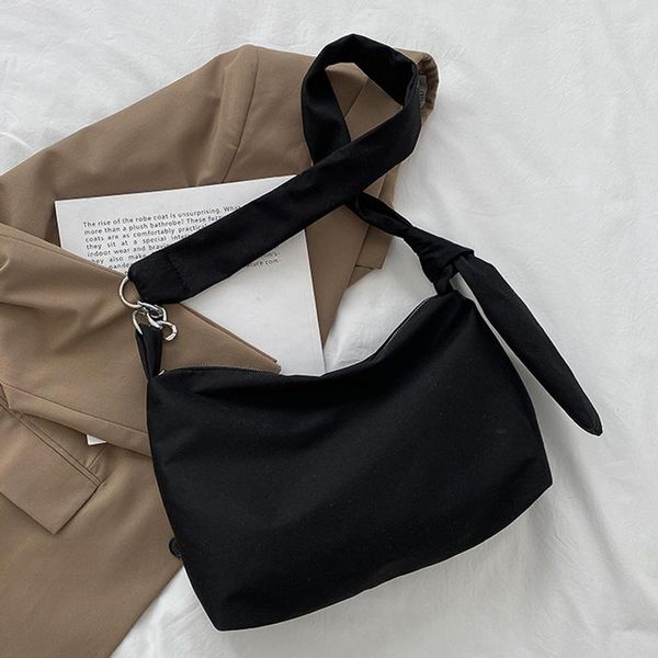 

shoulder bags black crossbody for women designer handbag nylon shopper girls chain removable adjustable strap messenger bag