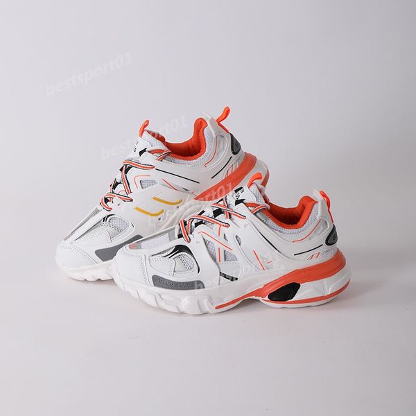

2023 track 3.0 shoes triple platform trainer sneakers men women leather sneaker white black green blue nylon printed platform shoe 35-46 b3
