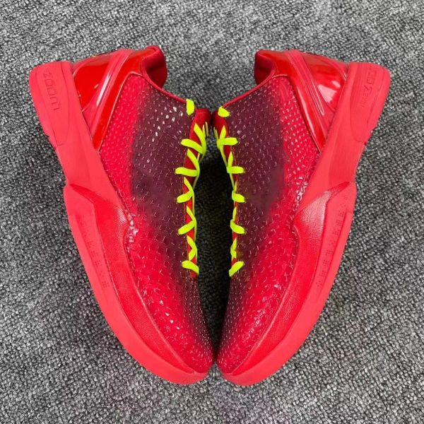 

authentic 6 protro reverse grinch red bright crimson black electric green men women sports sneakers with original box fv4921-600 plus size u, Red;white