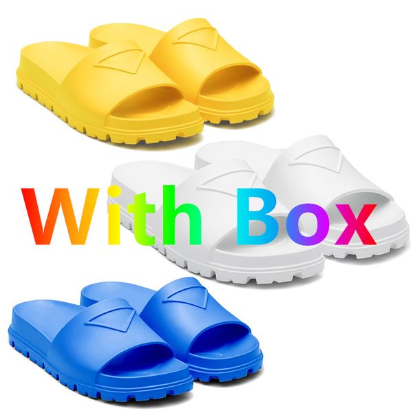 

2023 with box luxury designer slippers summer h sandals oran sandal beach slippers flat flip beach platform comfortable white outdoor l slid, Black