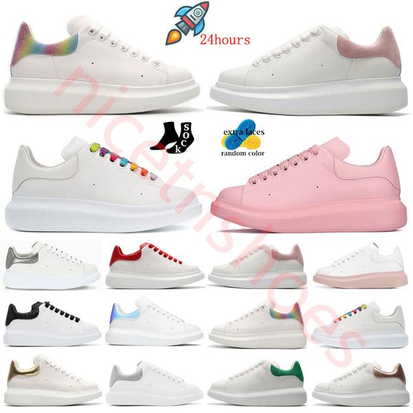 

designers oversized casual shoes white black cedar paris blue leather trainers men women flats lace up platform sneakers alexander running q