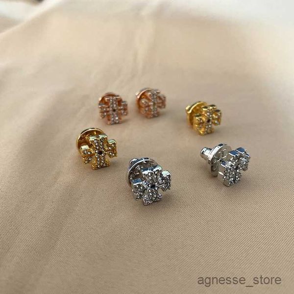 

stud cute size fashion jewelry women designer full diamond luxury earring r230619, Golden;silver