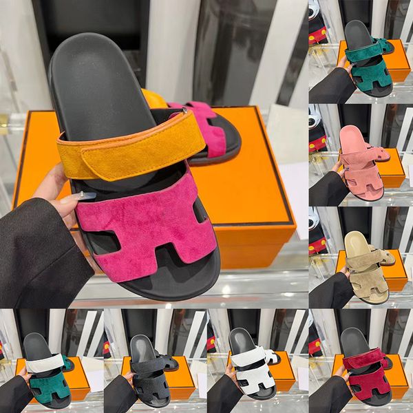 

chypre sandal women mens designer sandals leather suede calfskin epsom black orange pink sandale platform flat heels slides luxury dad sanda