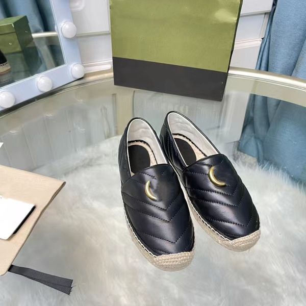 

casual shoes designer classic lady straw shoes fisherman luxury women bottom black casual breathableand comfortable shallow mouth 14