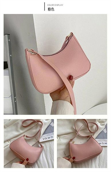 

new handle bag women retro handbag pu leather shoulder totes underarm handle bag female small subaxillary bags clutch a180