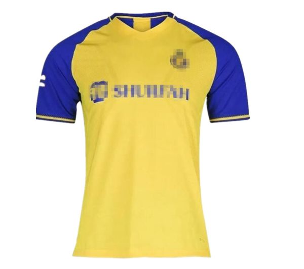 

alnassrs ronaldos professional jersey production factory pays attention to every detail a perfect jersey player version kids men, Black;yellow