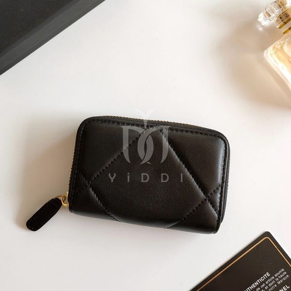 

luxury designer wallet women's coin purse credit card mini wallet, Red;black