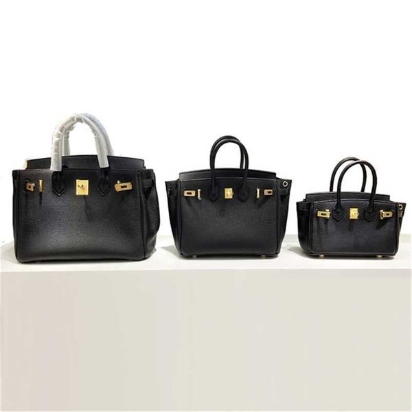 

totes 5a birkins h brand genuine leather designer texture layer litchi calf big womanqq