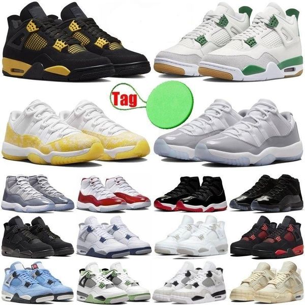 

jumpman 4s 4 air jordens basketball shoes designer shoes mens womens trainers shoes sneakers chaussures black cat 4s retro military black pi