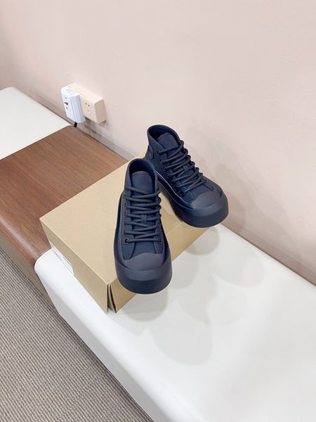 

2023 the new platform shoes designer shoes women's casual shoes leather lace up men's fashion platform oversized sneakers white me, Black