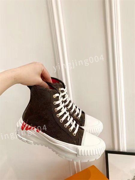 

luxurys designer shoes women trainer sneaker multicolor classic retro thick sole elevated training shoe rubber canvas, Black