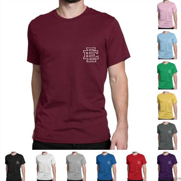 

23ss ee t-shirt designer mens eric emanuel tshirts casual t shirt summer slim letter printed tees round neck short sleeve street fashion zak, White;black