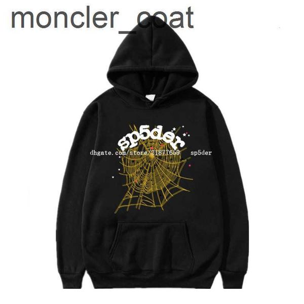 

mens hoodies sweatshirts mens sp5der hoodie designer hoodies clothes jumper men spider 555555 pink hoodie mens sweatshirt jacket long sleeve, Black