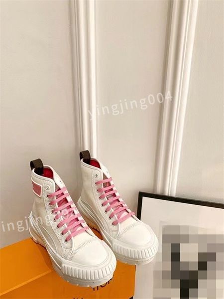 

luxury designer shoes women trainer sneaker multicolor classic retro thick sole elevated training shoe rubber canvas, Black